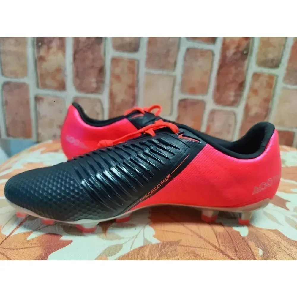 Nike Phantom Venom Elite FG Soccer Cleats Crimson Black Men's Size 5.5